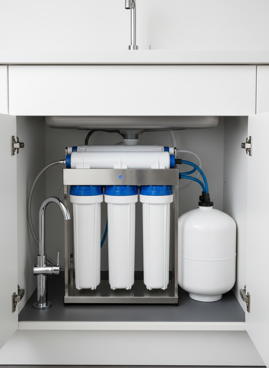 Reverse osmosis water filtration system